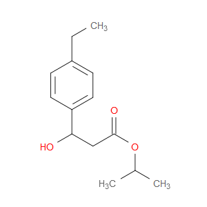 isopropyl 3-(4-ethylphenyl)-3-hydroxypropanoate