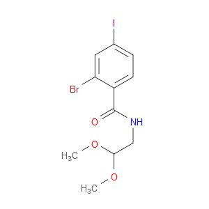 Benzamide, 2-bromo-N-(2,2-dimethoxyethyl)-4-iodo-