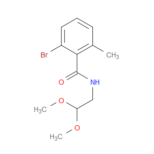 2-Bromo-N-(2,2-dimethoxyethyl)-6-methylbenzamide