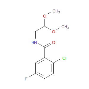 2-Chloro-N-(2,2-dimethoxyethyl)-5-fluorobenzamide