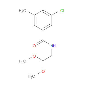 Benzamide, 3-chloro-N-(2,2-dimethoxyethyl)-5-methyl-