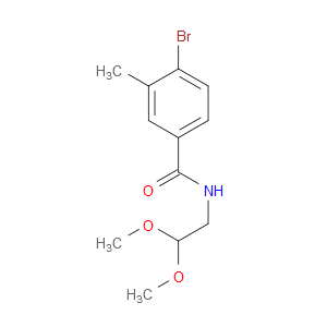 4-Bromo-N-(2,2-dimethoxyethyl)-3-methylbenzamide