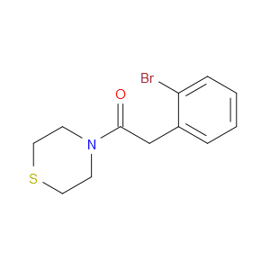 Ethanone, 2-(2-bromophenyl)-1-(4-thiomorpholinyl)-
