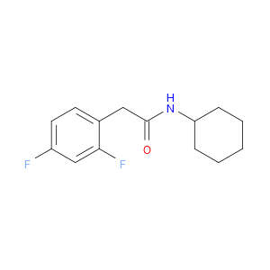 N-Cyclohexyl-2,4-difluorobenzeneacetamide