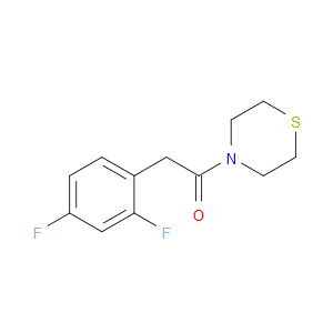 Ethanone, 2-(2,4-difluorophenyl)-1-(4-thiomorpholinyl)-