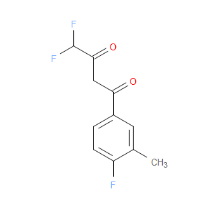 4,4-Difluoro-1-(4-fluoro-3-methylphenyl)-1,3-butanedione