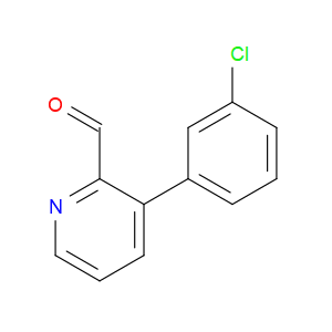 3-(3-Chlorophenyl)-2-pyridinecarboxaldehyde