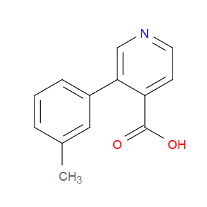 3-(3-Methylphenyl)-4-pyridinecarboxylic acid