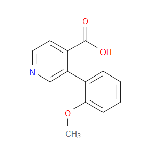 3-(2-Methoxyphenyl)-4-pyridinecarboxylic acid