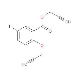 Benzoic acid, 5-iodo-2-(2-propyn-1-yloxy)-, 2-propyn-1-yl ester