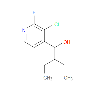 1-(3-chloro-2-fluoropyridin-4-yl)-2-ethylbutan-1-ol