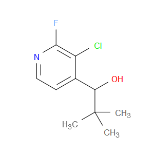 1-(3-chloro-2-fluoropyridin-4-yl)-2,2-dimethylpropan-1-ol