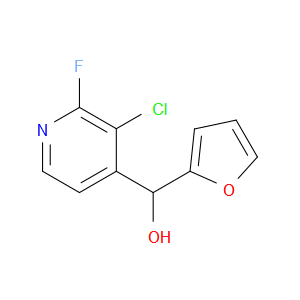 (3-chloro-2-fluoropyridin-4-yl)(furan-2-yl)methanol