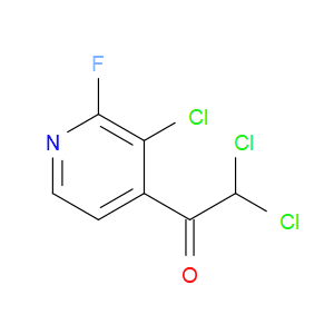 2,2-dichloro-1-(3-chloro-2-fluoropyridin-4-yl)ethanone