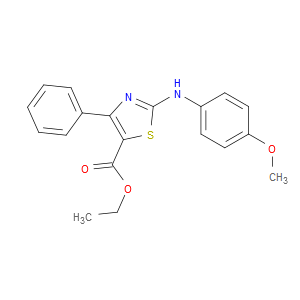ethyl 2-((4-methoxyphenyl)amino)-4-phenylthiazole-5-carboxylate