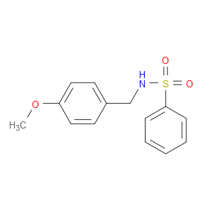 N-(4-methoxybenzyl)benzenesulfonamide