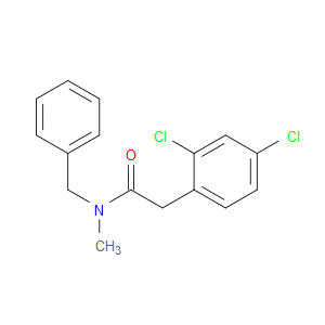 2,4-Dichloro-N-methyl-N-(phenylmethyl)benzeneacetamide
