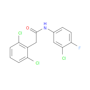 2,6-Dichloro-N-(3-chloro-4-fluorophenyl)benzeneacetamide