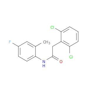 2,6-Dichloro-N-(4-fluoro-2-methylphenyl)benzeneacetamide