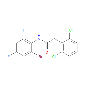 N-(2-Bromo-4,6-difluorophenyl)-2,6-dichlorobenzeneacetamide