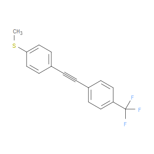 methyl(4-((4-(trifluoromethyl)phenyl)ethynyl)phenyl)sulfane