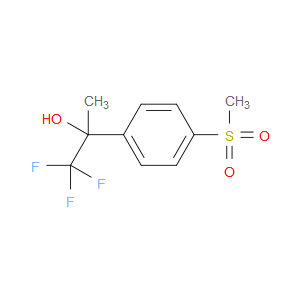 α-Methyl-4-(methylsulfonyl)-α-(trifluoromethyl)benzenemethanol