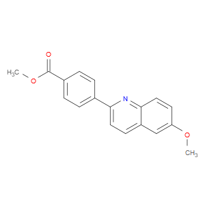 Benzoic acid, 4-(6-methoxy-2-quinolinyl)-, methyl ester
