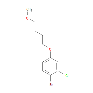 1-Bromo-2-chloro-4-(4-methoxybutoxy)benzene