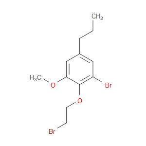 1-bromo-2-(2-bromoethoxy)-3-methoxy-5-propylbenzene