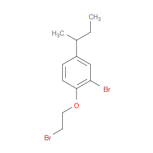 2-bromo-1-(2-bromoethoxy)-4-(sec-butyl)benzene