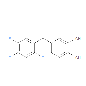 Methanone, (3,4-dimethylphenyl)(2,4,5-trifluorophenyl)-