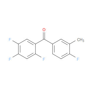 Methanone, (4-fluoro-3-methylphenyl)(2,4,5-trifluorophenyl)-