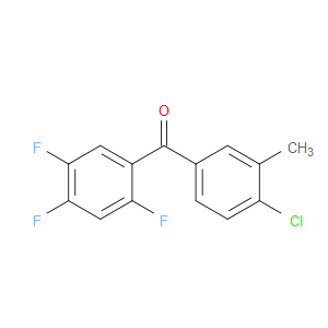 Methanone, (4-chloro-3-methylphenyl)(2,4,5-trifluorophenyl)-