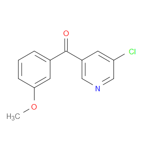 (5-Chloro-3-pyridinyl)(3-methoxyphenyl)methanone