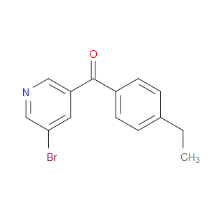 (5-Bromo-3-pyridinyl)(4-ethylphenyl)methanone