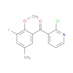 (2-Chloro-3-pyridinyl)(3-fluoro-2-methoxy-5-methylphenyl)methanone