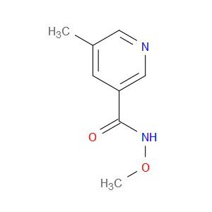 N-Methoxy-5-methyl-3-pyridinecarboxamide