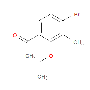 Ethanone, 1-(4-bromo-2-ethoxy-3-methylphenyl)-