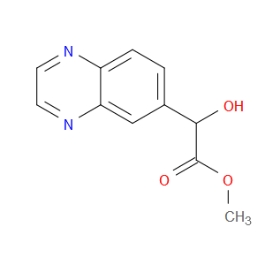 Methyl α-hydroxy-6-quinoxalineacetate