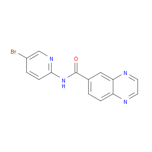 N-(5-Bromo-2-pyridinyl)-6-quinoxalinecarboxamide