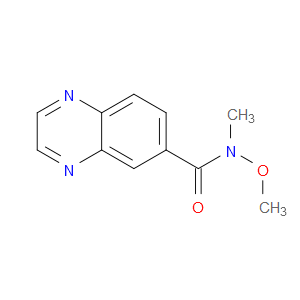 N-Methoxy-N-methyl-6-quinoxalinecarboxamide