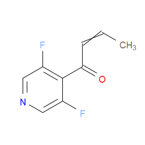 1-(3,5-Difluoro-4-pyridinyl)-2-buten-1-one