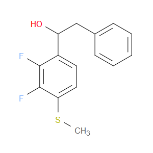 1-(2,3-difluoro-4-(methylthio)phenyl)-2-phenylethanol