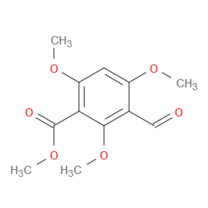 Benzoic acid, 3-formyl-2,4,6-trimethoxy-, methyl ester