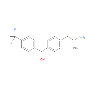 (4-isobutylphenyl)(4-(trifluoromethyl)phenyl)methanol