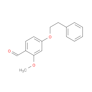 Benzaldehyde, 2-methoxy-4-(2-phenylethoxy)-