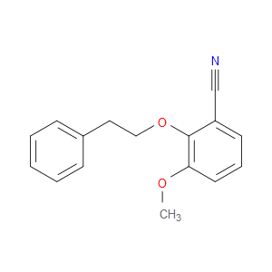 3-Methoxy-2-(2-phenylethoxy)benzonitrile