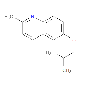 Quinoline, 2-methyl-6-(2-methylpropoxy)-