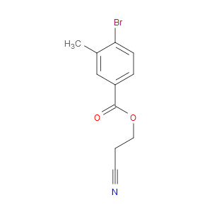 Benzoic acid, 4-bromo-3-methyl-, 2-cyanoethyl ester