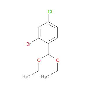 2-Bromo-4-chloro-1-(diethoxymethyl)benzene